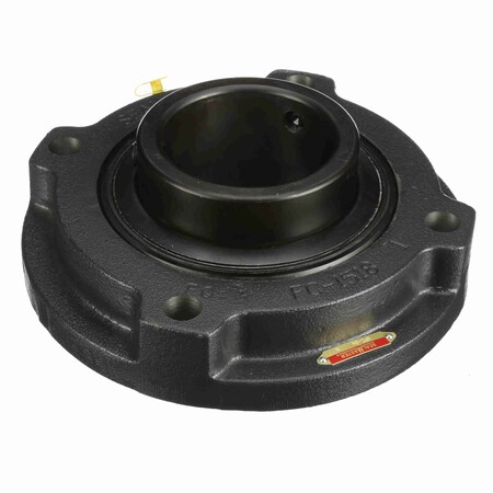 Sealmaster Mounted Cast Iron Flange Cartridge Ball Bearing, MFC-64 MFC-64